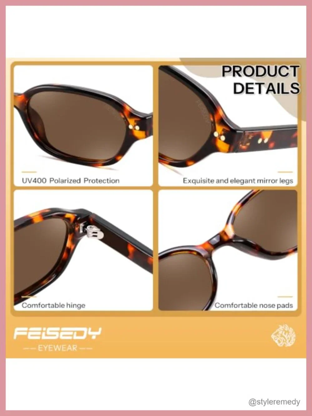 Retro Rectangular Polarized Sunglasses UV400 Y2K 90s Slim Fit Unisex